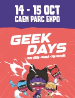 Réservez les meilleures places pour Geek Days Caen - Parc Des Expositions-caen - Du 14 octobre 2023 au 15 octobre 2023