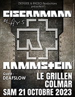 Réservez les meilleures places pour Eisernmann Tribute Rammstein - Salle Le Grillen - Le 21 octobre 2023