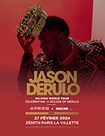 Réservez les meilleures places pour Jason Derulo - Zenith Paris - La Villette - Le 27 février 2024